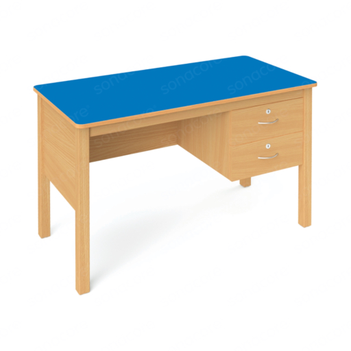 Solid Beech Teachers Desk - Image 5