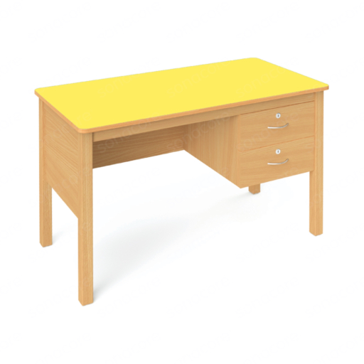 Solid Beech Teachers Desk - Image 10