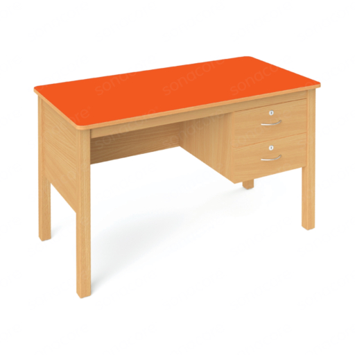 Solid Beech Teachers Desk - Image 11