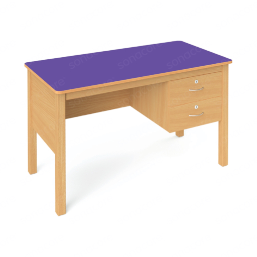 Solid Beech Teachers Desk - Image 12