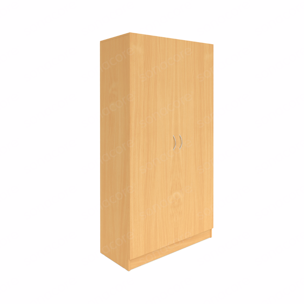 Cabinet Tall - 5 Shelf with Shutter - Bav Beech