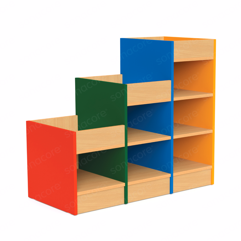 Storage Unit - 3 Steps - L - Colour Burst