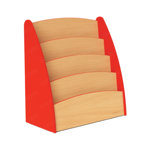 Book Display Shelf - Red